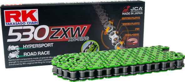 Rk - MM530ZXW-RL - 530 ZXW - Connecting Link - Rivet - Green
