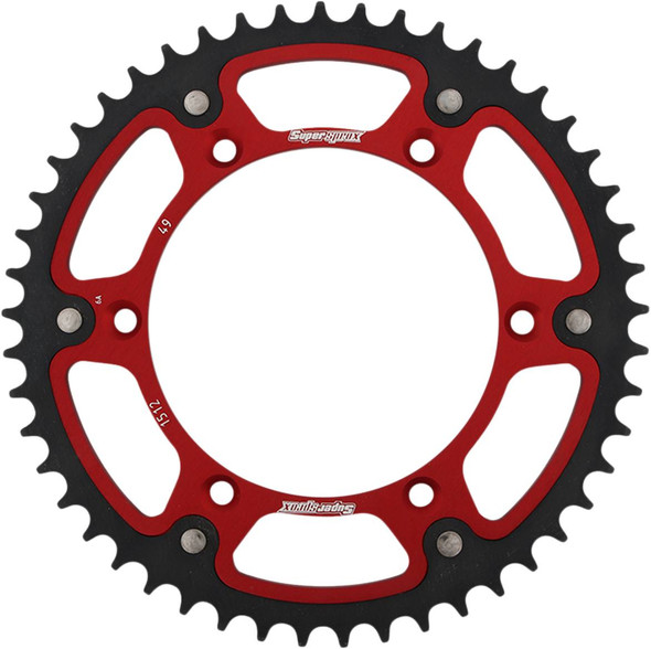 Supersprox - RST-1512-49-RED - Stealth Rear Sprocket - 49-Tooth - Red - Beta/Husqvarna/Sherco/Suzuki