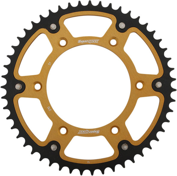 Supersprox - RST-210-51-GLD - Stealth Rear Sprocket - 51 Tooth - Gold - Honda