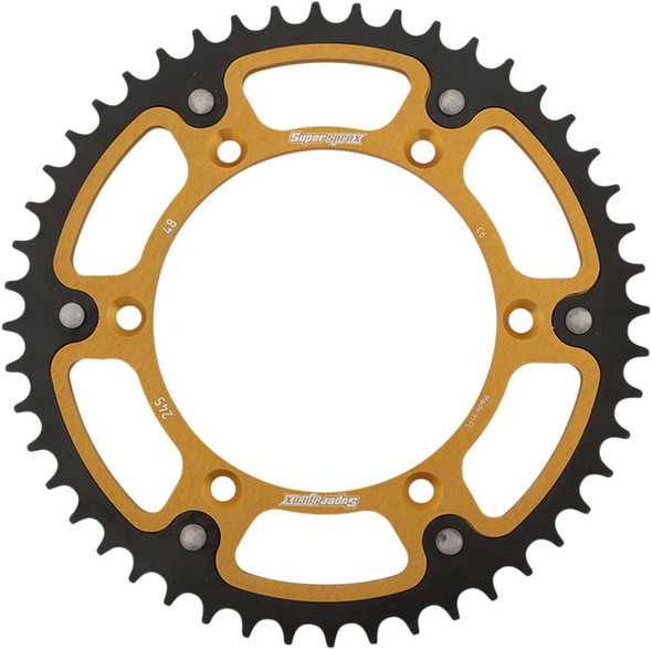 Supersprox - RST-245-48-GLD - Stealth Rear Sprocket - 48 Tooth - Gold - Yamaha