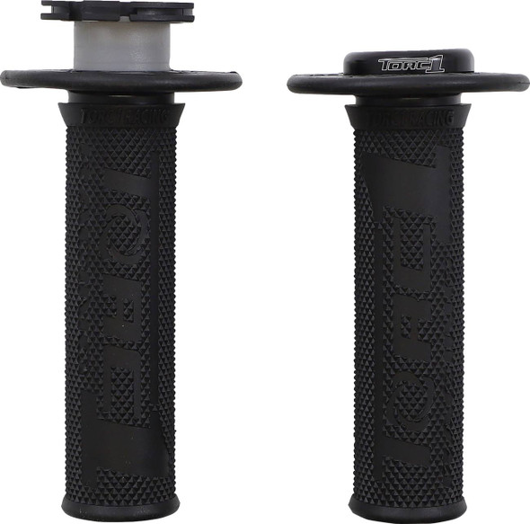 Torc1 - 4650-0202 - Defy Lock-On Grips - Diamond - KEV-TEC Ballistic Rubber - Black