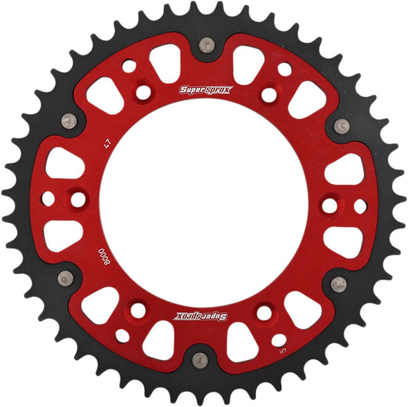 Supersprox - RST-8000-47-RED - Stealth Rear Sprocket - 47 Tooth - Red - Beta