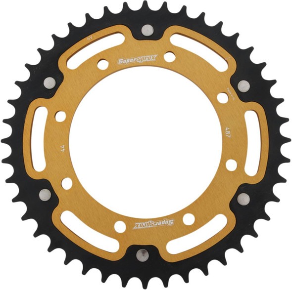 Supersprox - RST-487-44-GLD - Stealth Rear Sprocket - 44 Tooth - Gold - Kawasaki