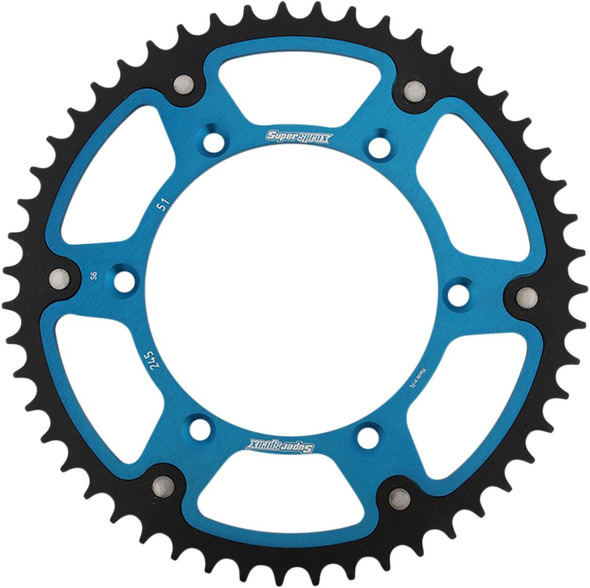 Supersprox - RST-245-51-BLU - Stealth Rear Sprocket - 51 Tooth - Blue - Yamaha