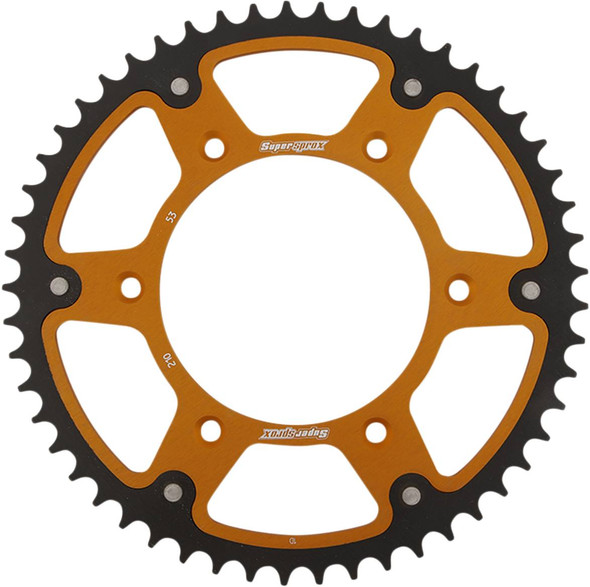 Supersprox - RST-210-53-GLD - Stealth Rear Sprocket - 53 Tooth - Gold - Honda
