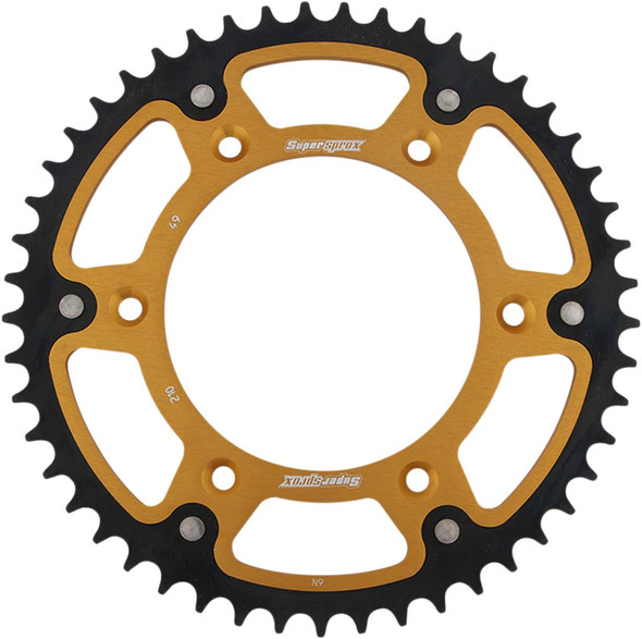 Supersprox - RST-210-49-GLD - Stealth Rear Sprocket - 49 Tooth - Gold - Honda