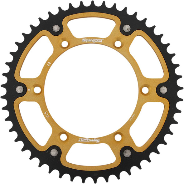 Supersprox - RST-245-49-GLD - Stealth Rear Sprocket - 49 Tooth - Gold - Yamaha