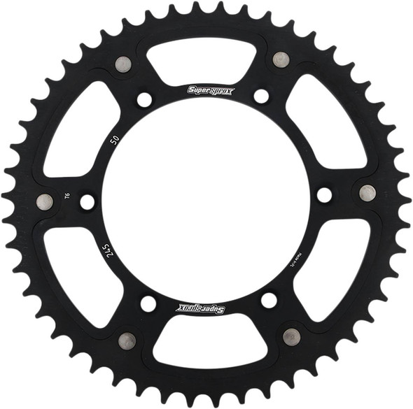 Supersprox - RST-245-50-BLK - Stealth Rear Sprocket - 50 Tooth - Black - Yamaha