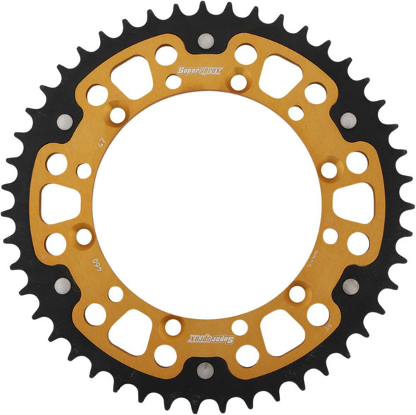 Supersprox - RST-460-47-GLD - Stealth Rear Sprocket - 47 Tooth - Gold - Kawasaki/Suzuki