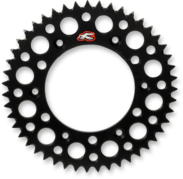 Renthal - 441U-520-48GPBK - Rear Sprocket - Aluminum - 48 Tooth - Black - KTM