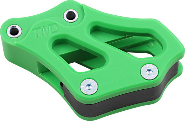 T.M. Designworks - RCG-KA65-GR - Chain Guide - Green - Kawasaki/Suzuki