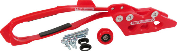 T.M. Designworks - DCK-OR16-RD - Chain Guide/Slider - Red - Honda