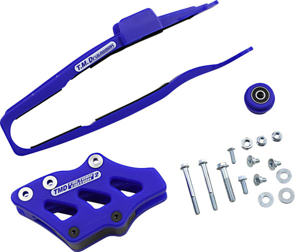 T.M. Designworks - YCP-OR8-BU - Chain Guide/Slider - Blue - Yamaha