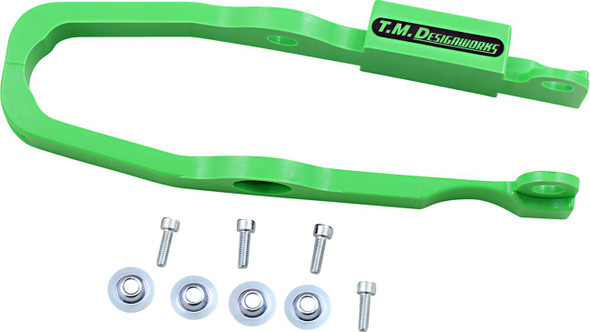 T.M. Designworks - DCS-KX85-GR - Chain Slider - Green - Kawasaki