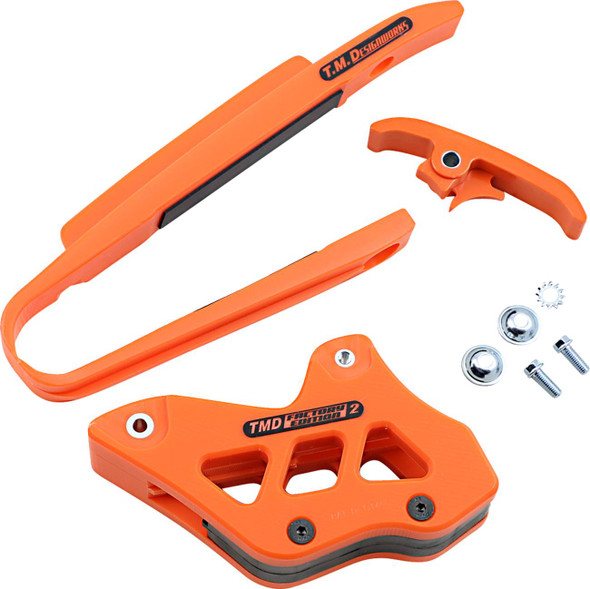 T.M. Designworks - KTM-230-OR - Chain Guide/Slider - KTM - Orange
