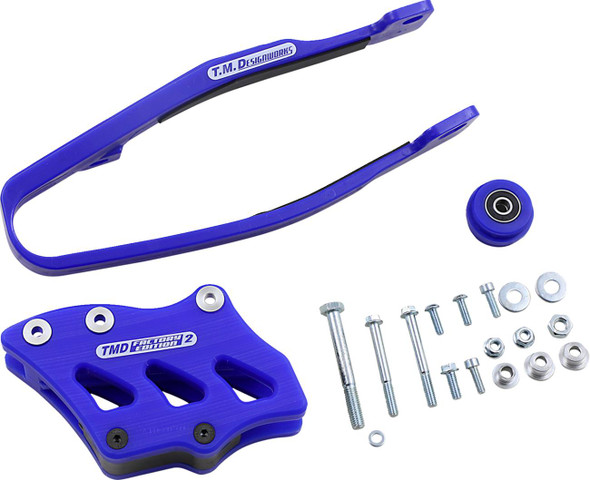 T.M. Designworks - YCP-OR3-BU - Chain Guide/Slider - Yamaha - Blue