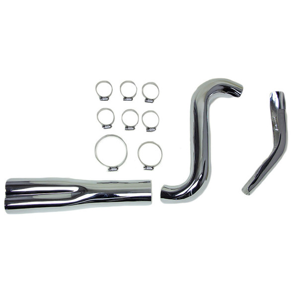  Thunderheader - Chrome Heat Shield Set (3) fits Thunderheader® Exhaust Systems (See Desc.) 