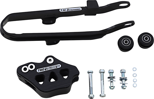 T.M. Designworks - DCK-HQV-BK - Chain Guide/Slider - Black - Husqvarna/SWM