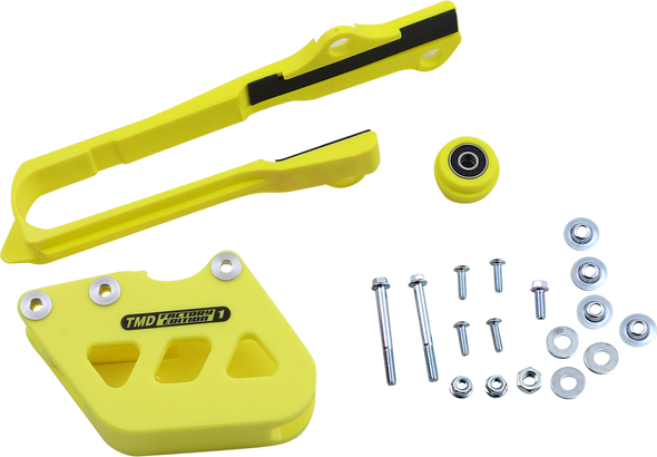 T.M. Designworks - SCP-OR1-YL - Chain Guide/Slider - Suzuki - Yellow