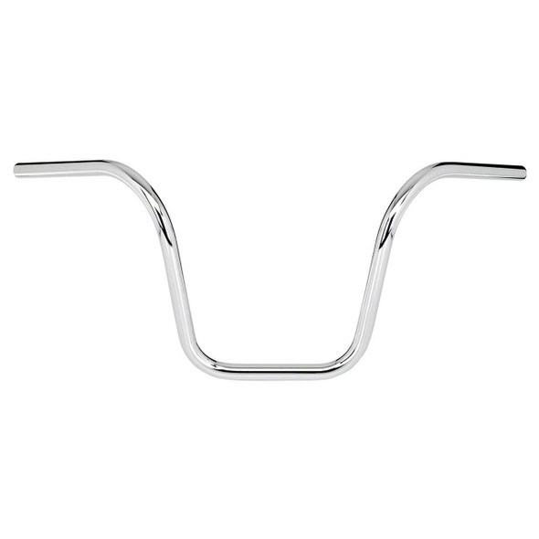  Biltwell - 12" Chrome 1" Ape Hanger Handlebars w/ TBW Plugs 