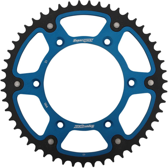 Supersprox - RST-990-51-BLU - Stealth Rear Sprocket - 51 Tooth - Blue - Husaberg/Husqvarna/KTM