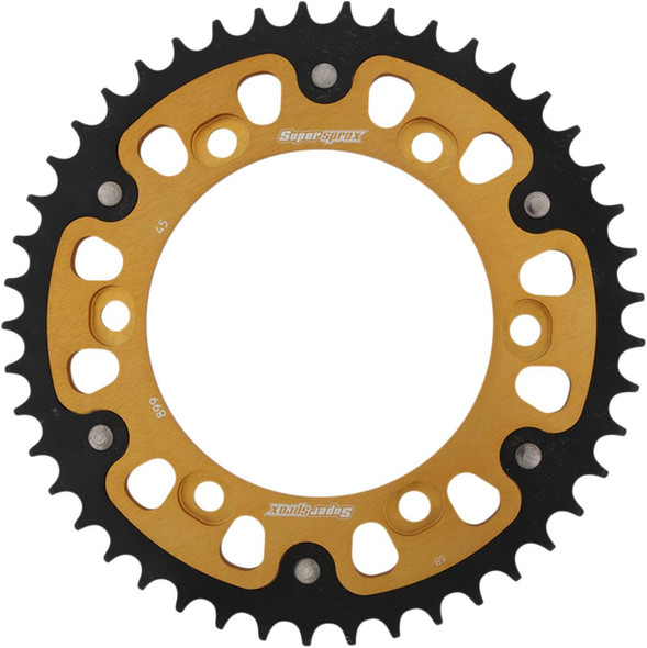 Supersprox - RST-899-45-GLD - Stealth Rear Sprocket - 45 Tooth - Gold - KTM