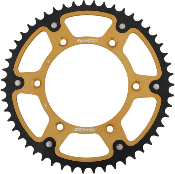 Supersprox - RST-990-51-GLD - Stealth Rear Sprocket - 51 Tooth - Gold - Husaberg/Husqvarna/KTM