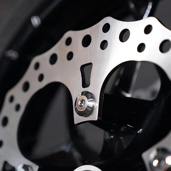 Arlen Ness - 5-Pack Forged Stainless Front Floating Brake Rotor Hardware fits '14 Up FLT Models