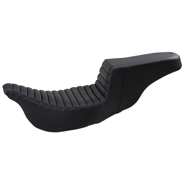 Saddlemen - Black Tuck N' Roll Extended Reach Step-Up Seat fits '08-'23 Touring Models (Inc. '09-'13 Trikes)