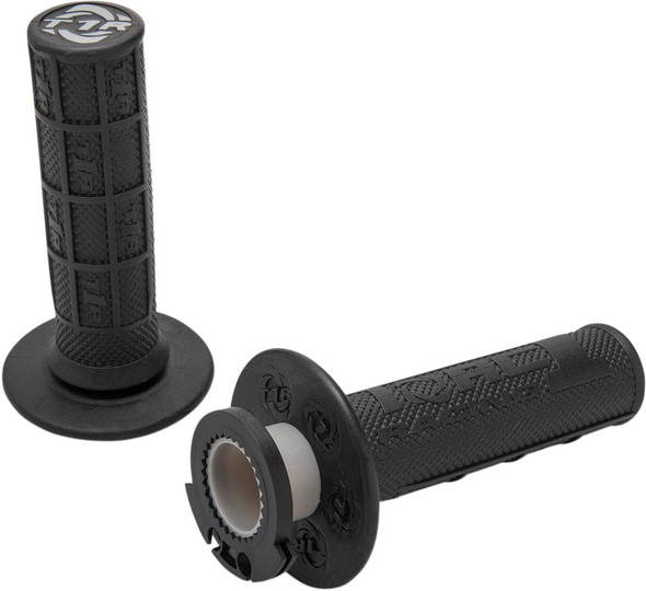 Torc1 - 3750-0207 - Defy Lock-On Grips - 4-Stroke - Black
