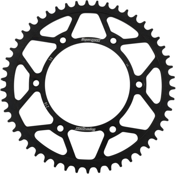 Supersprox - RFE-210-50-BLK - Steel Rear Sprocket - 50 Tooth