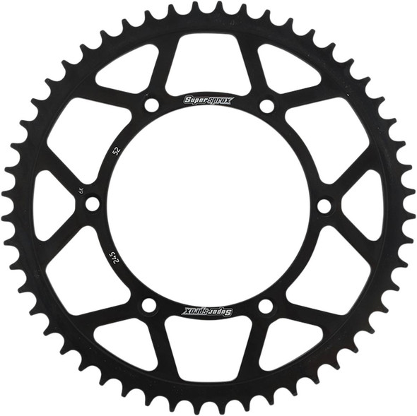Supersprox - RFE-245-52-BLK - Steel Rear Sprocket - 52 Tooth