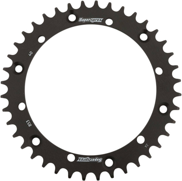Supersprox - RFE-853-40-BLK - Steel Rear Sprocket - 40 Tooth