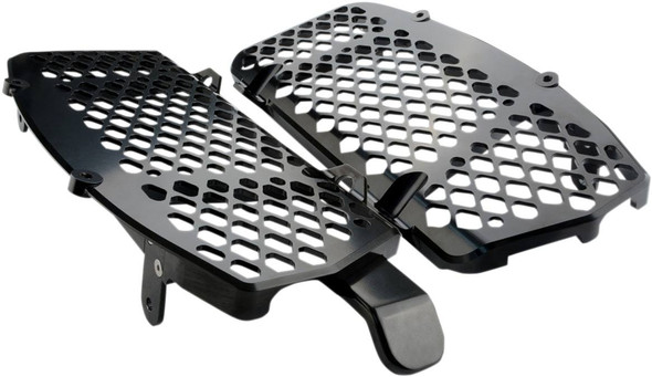 Trail Tech - 0151-RB02 - Radiator Guard Set - Black - Gas Gas/Husqvarna/KTM