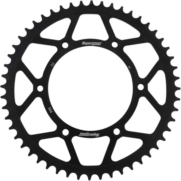 Supersprox - RFE-990-52-BLK - Steel Rear Sprocket - 52 Tooth