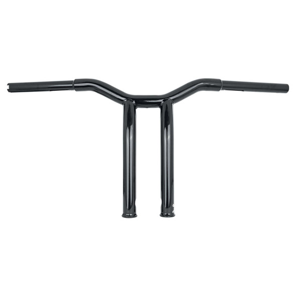  Burly Brand - Gloss Black Raked Dominator Handlebars (Choose Height) 