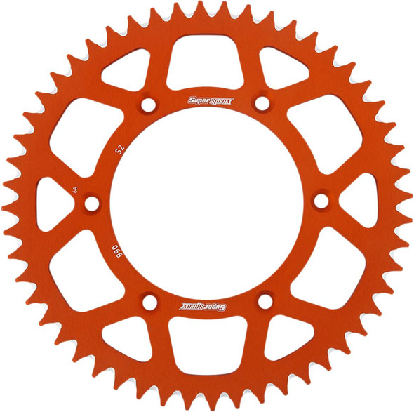 Supersprox - RAL-990-52-ORG - Rear Sprocket - Orange - KTM/Husqvarna/Husaberg - 52 Tooth