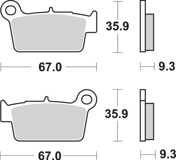 Sbs - 790SI - Off-Road Sintered Brake Pads
