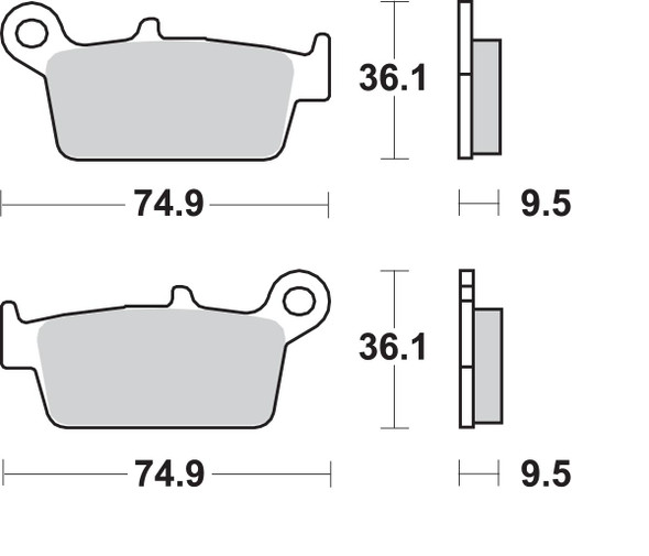 Sbs - 604SI - Off-Road Sintered Brake Pads