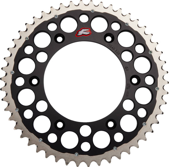 Renthal - 1540-520-50GPBK - Twinring™ Rear Sprocket - 50 Tooth - Black - Honda