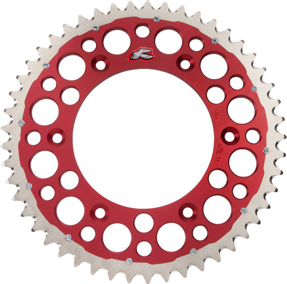 Renthal - 1540-520-49GPRD - Twinring™ Rear Sprocket - 49 Tooth - Red - Honda