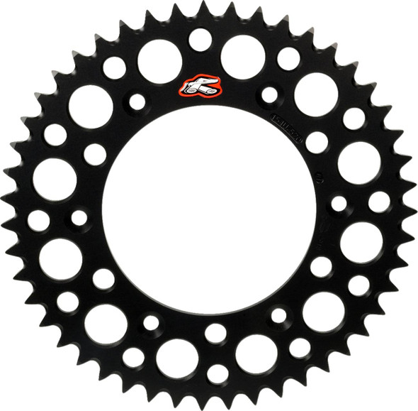 Renthal - 154U-520-48GRBK - Rear Sprocket - Aluminum - 48 Tooth - Black - Honda