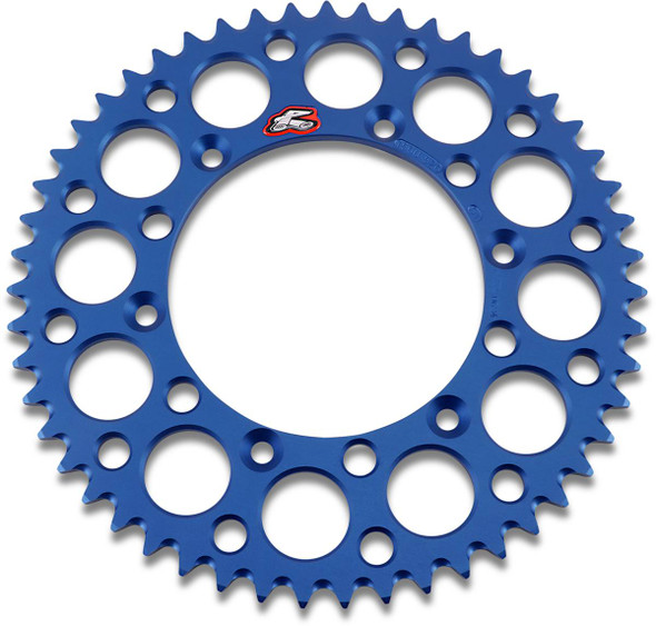 Renthal - 150U-520-51GBBU - Rear Sprocket - Aluminum - 51 Tooth - Blue - Yamaha