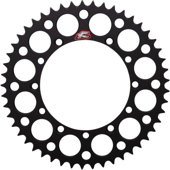 Renthal - 112U-520-49GEBK - Rear Sprocket - Aluminum - 49 Tooth - Black - Kawasaki