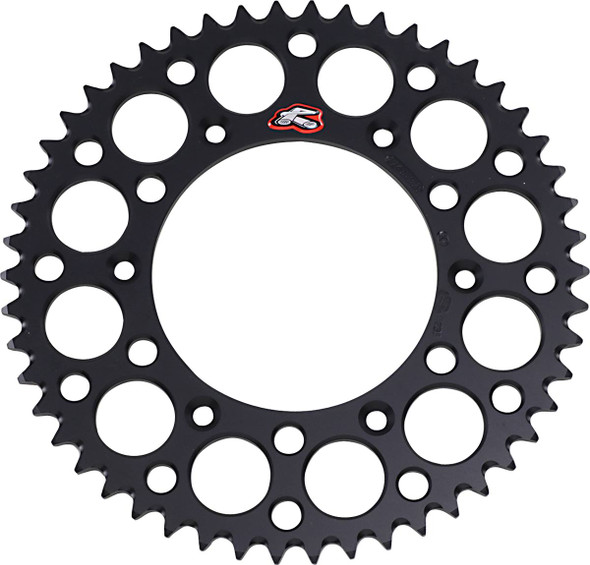 Renthal - 224U-520-50GPBK - Rear Sprocket - Aluminum - 50 Tooth - Black