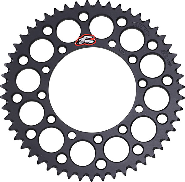 Renthal - 191U-420-51GEBK - Rear Sprocket - Aluminum - 51 Tooth - Black - Kawasaki
