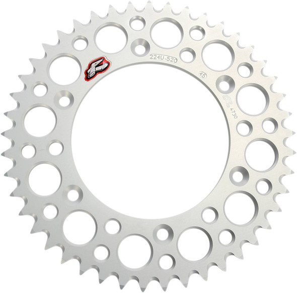 Renthal - 224U-520-45GPSI - Rear Sprocket - Aluminum - 45 Tooth - Silver