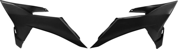Ufo - KT05025#001 - Radiator Covers - Black - KTM