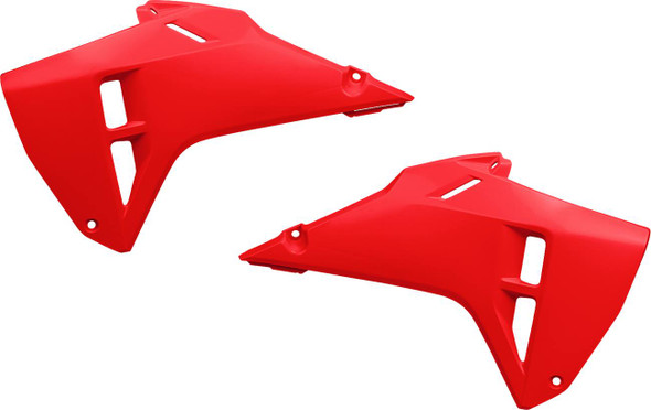 Ufo - HO05619#070 - Radiator Covers - Red - Honda - CRF 250 R/RX