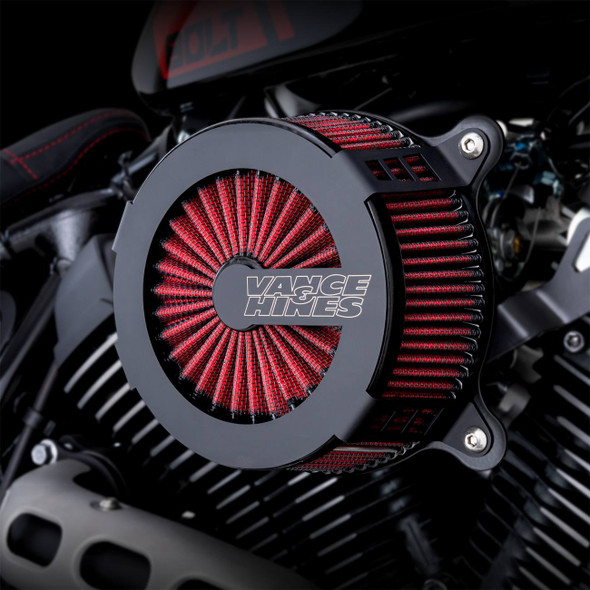 Vance & Hines - 41128 - VO2 Cage Fighter Air Intake Kit - Black